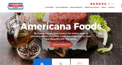 Desktop Screenshot of americanafoods.com